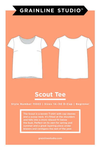 Scout Tee Size 14-30 | Paper Pattern