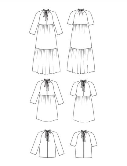 Wilder Gown Dress and Top Size XS-7X | Paper Pattern