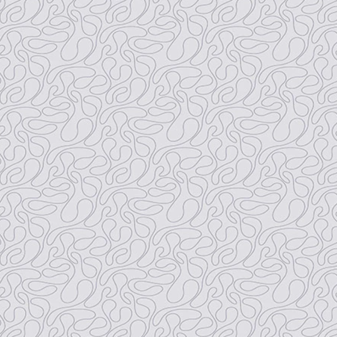 Swirly Lines Grey/Lilac | Cotton