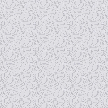 Swirly Lines Grey/Lilac | Cotton 2m Remnant