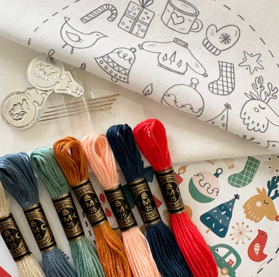 24 Days of Stitching Embroidery Kit