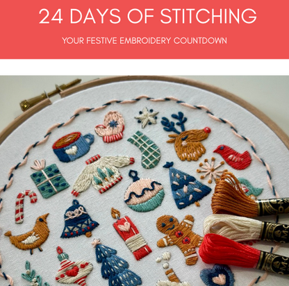 24 Days of Stitching Embroidery Kit