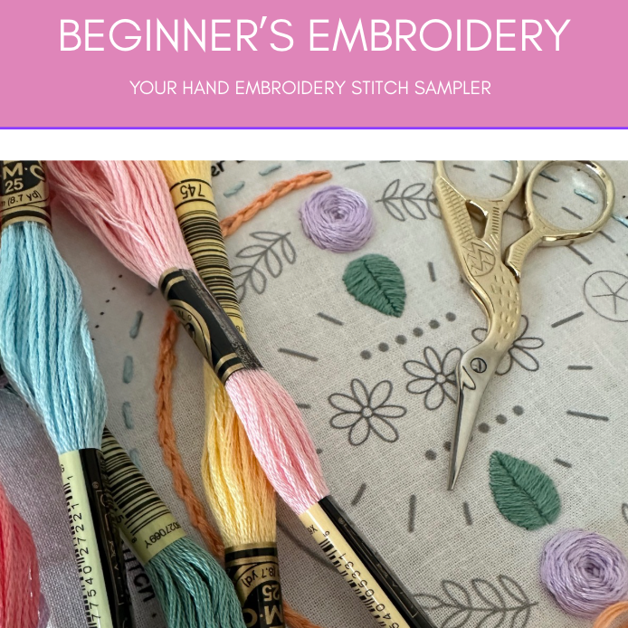 Beginners Hand Embroidery Kit