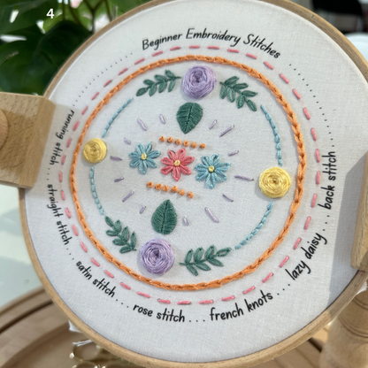 Beginners Hand Embroidery Kit