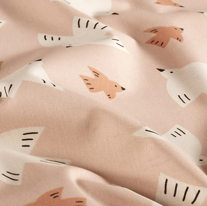 Small Folk Ditsy Swallow Print | Cotton Poplin