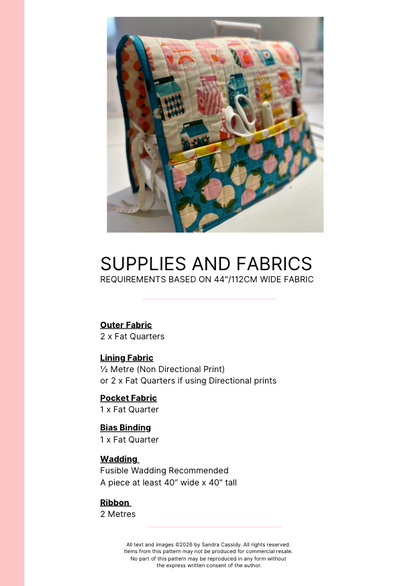 The Makers Mat & Cover| PDF Pattern