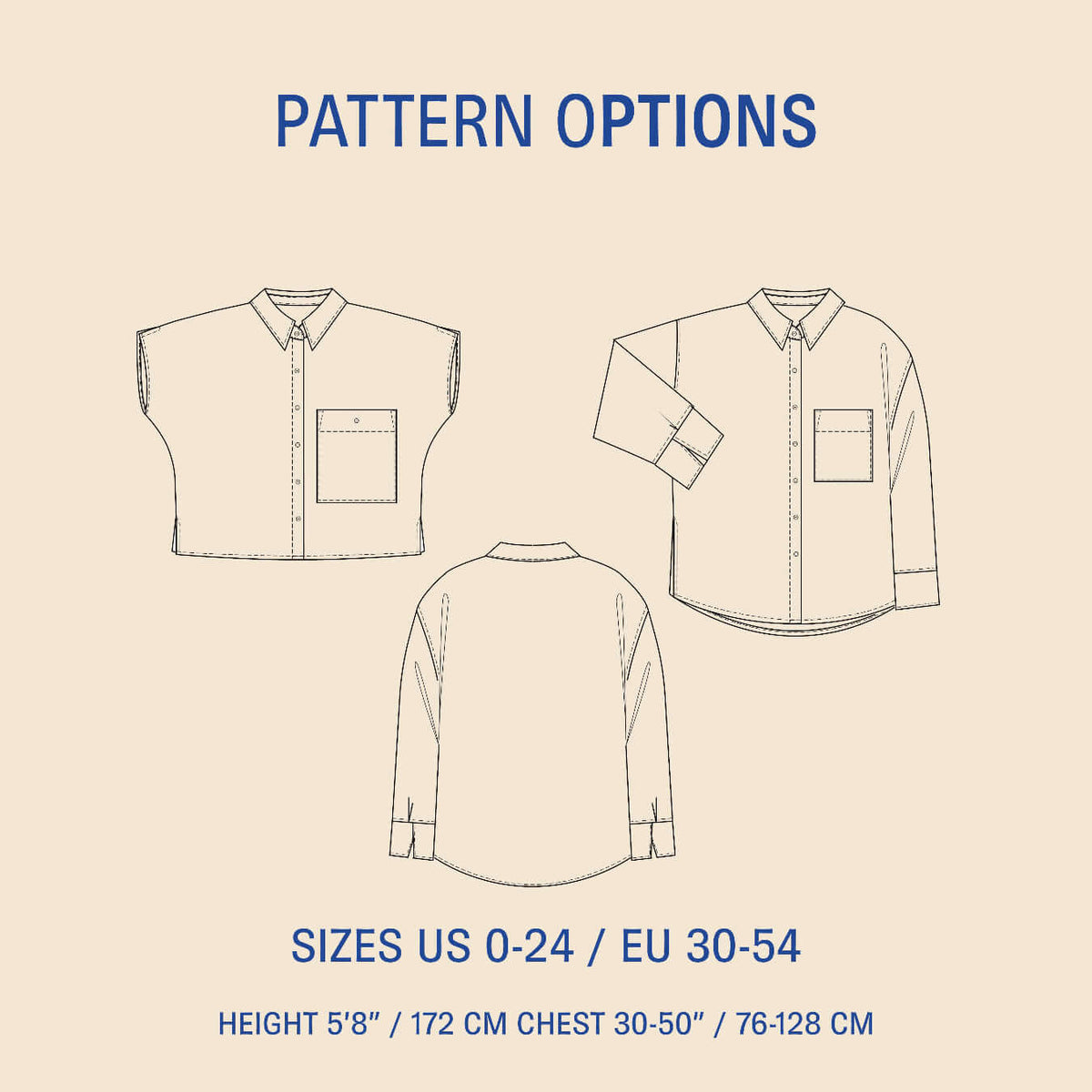 Boxy Shirt sewing pattern