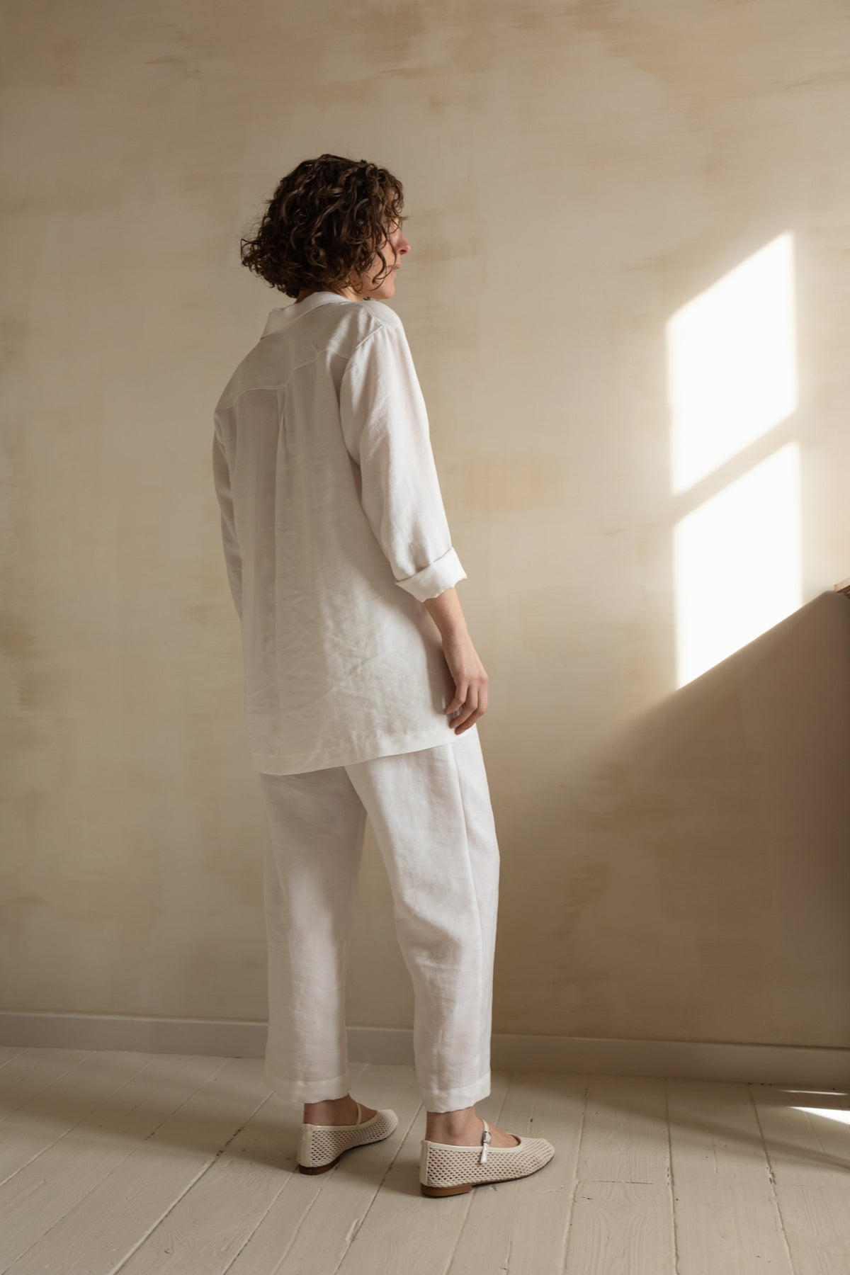 Chemise cache-coeur asymétrique Hortense