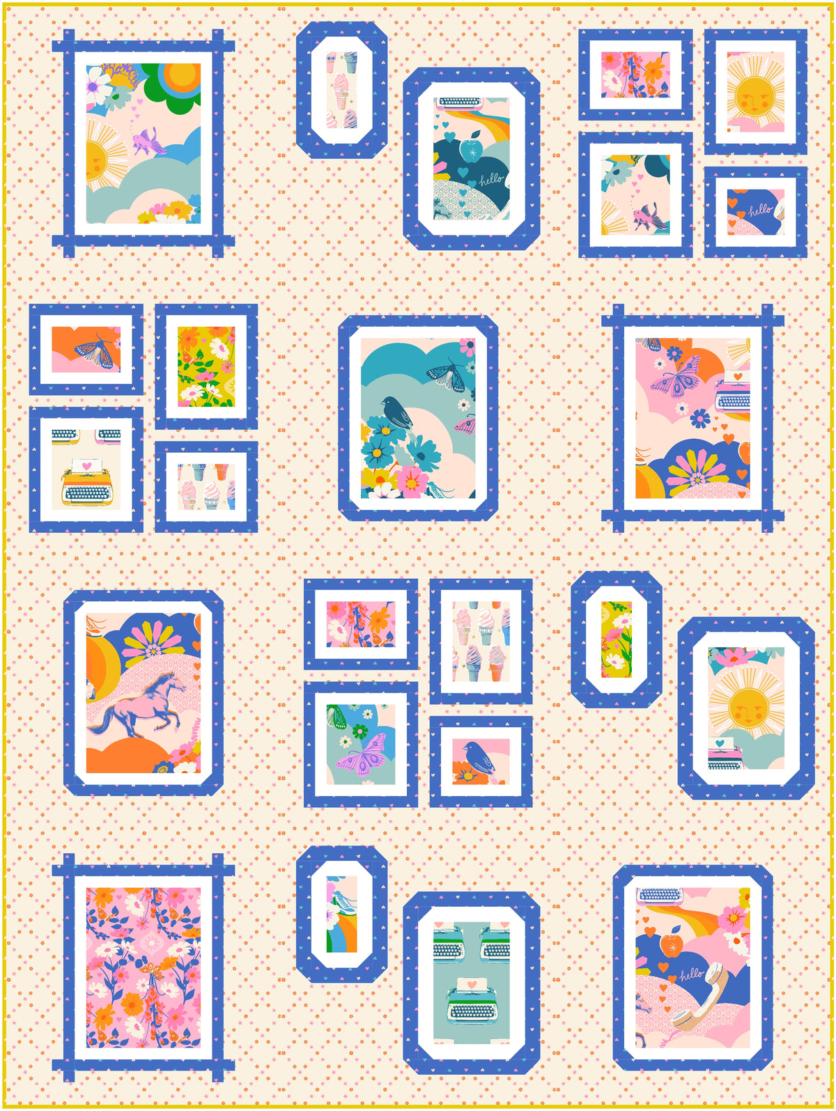 Gallery Wall Quilt pattern