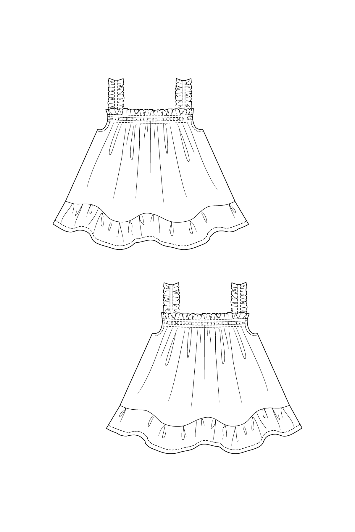 ILMA smock dress & top
