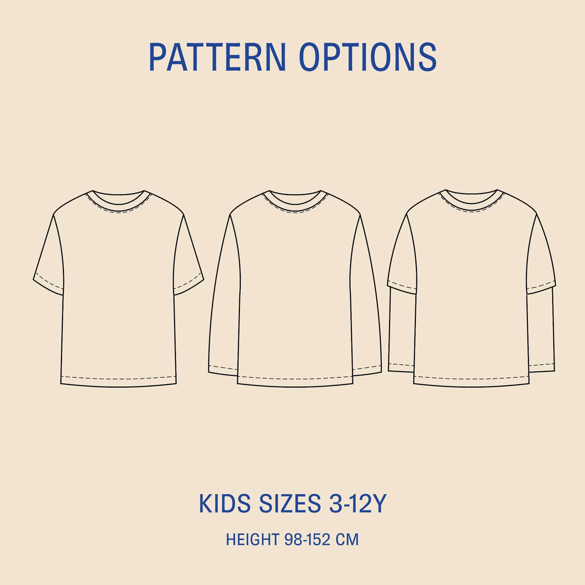 Kids T-shirt Sewing Pattern Wardrobe By Me