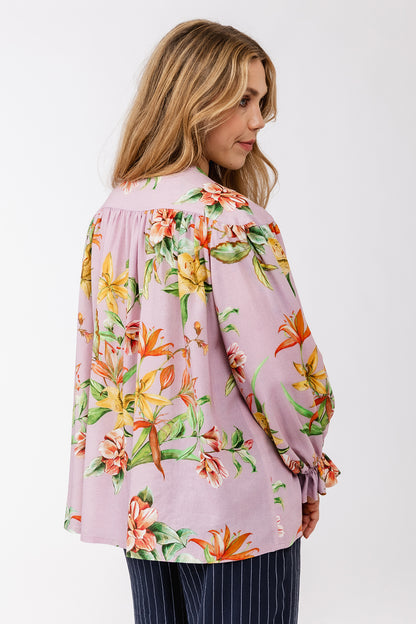 LIIA gathered blouse