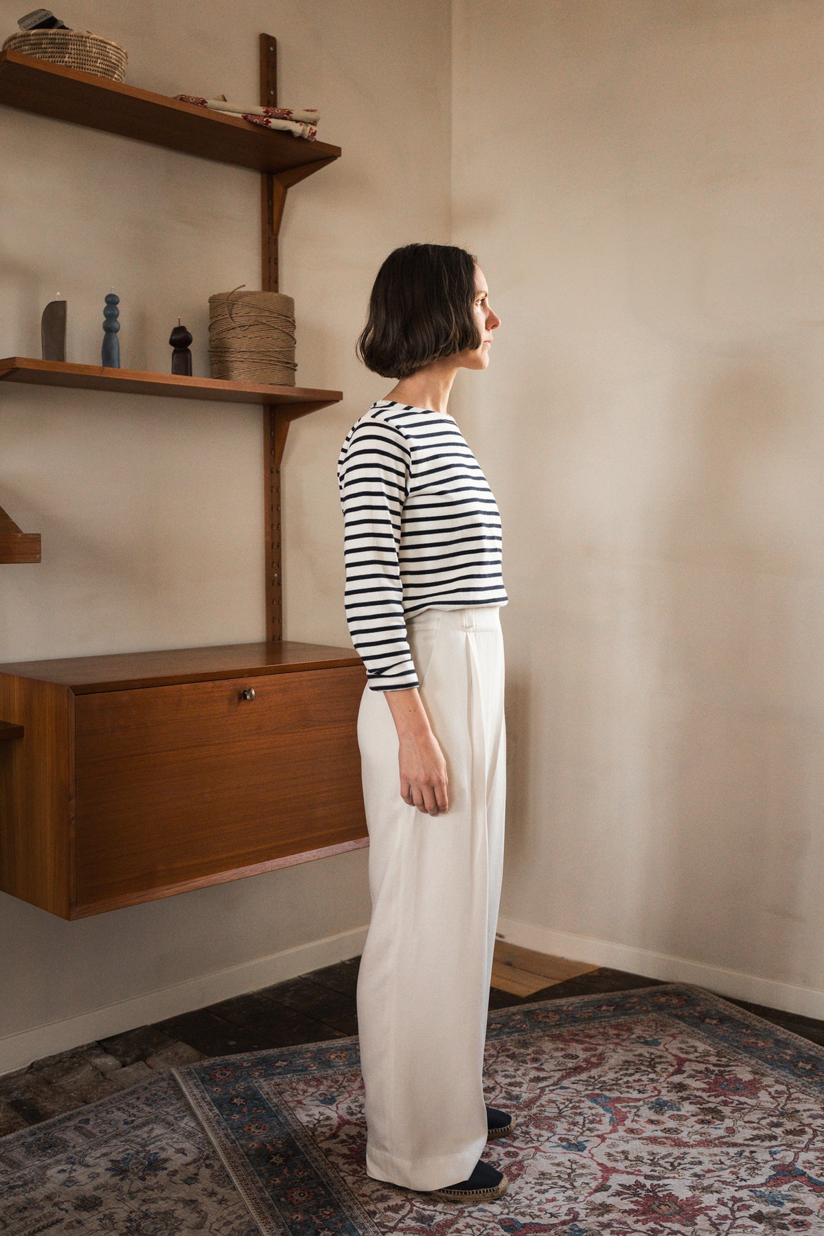 Pantalon tailleur portefeuille Hugo
