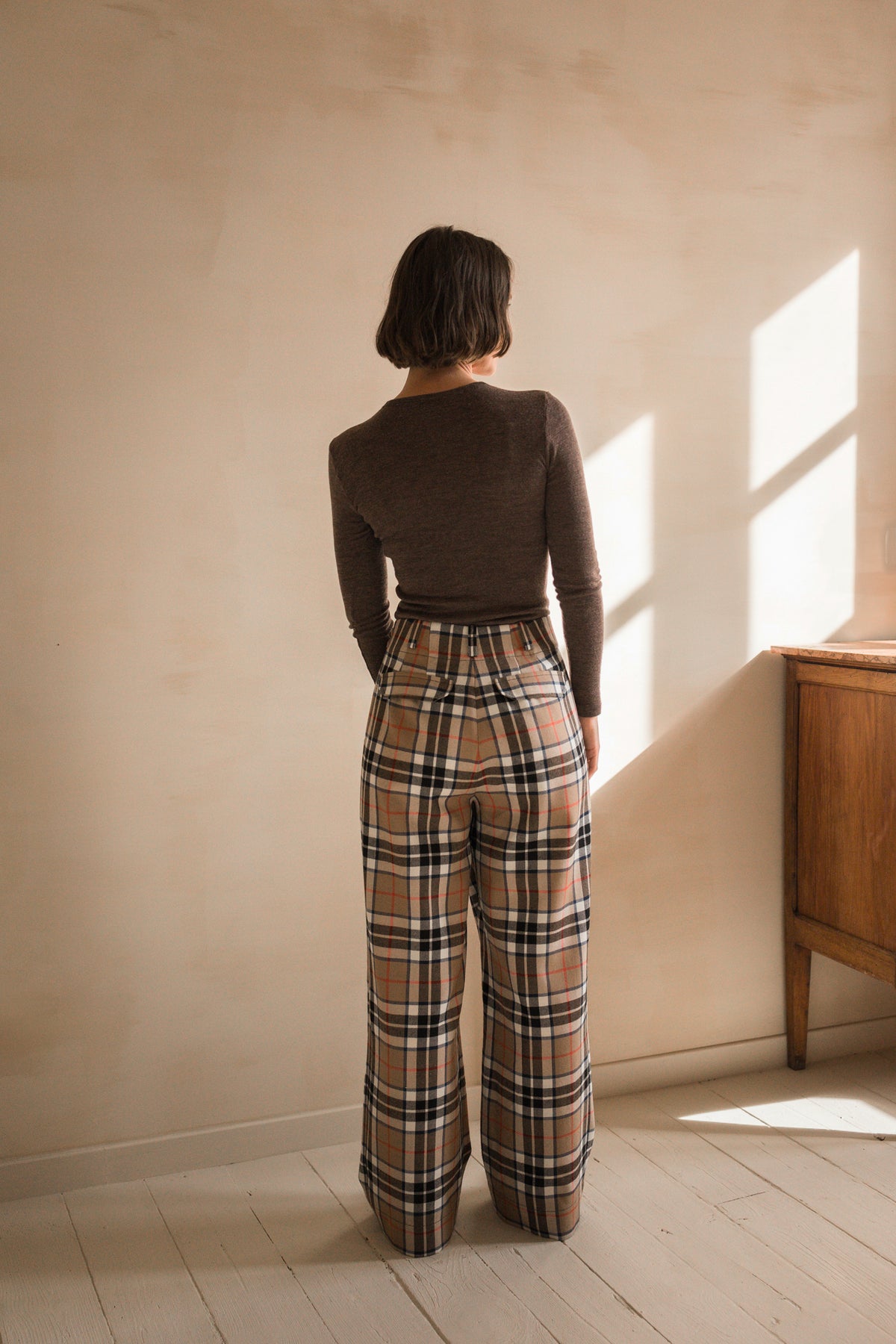 Pantalon tailleur portefeuille Hugo
