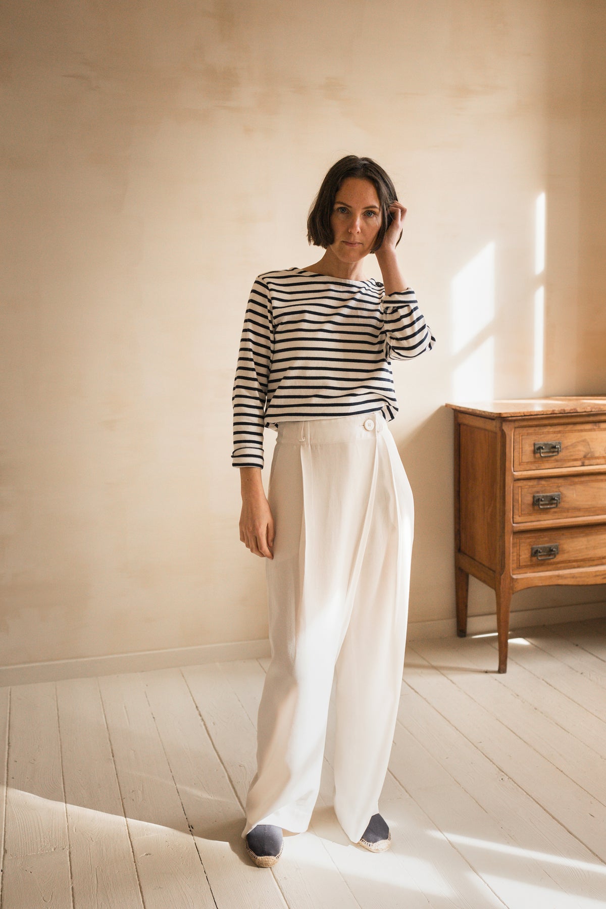 Pantalon tailleur portefeuille Hugo