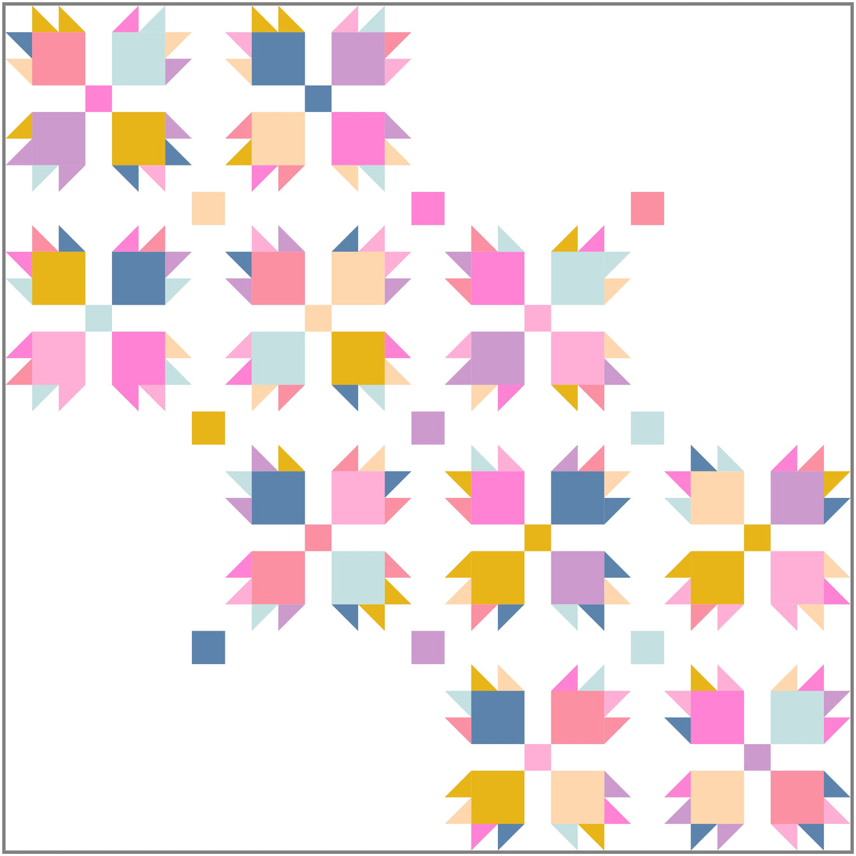 Paw Tracks Quilt Pattern