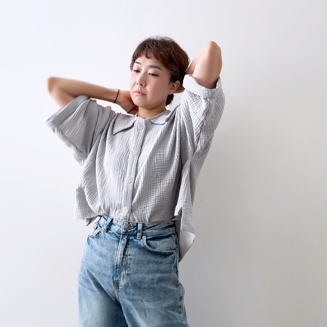PDF Faux Collar Shirt and Dress Pattern - Sewing Therapy