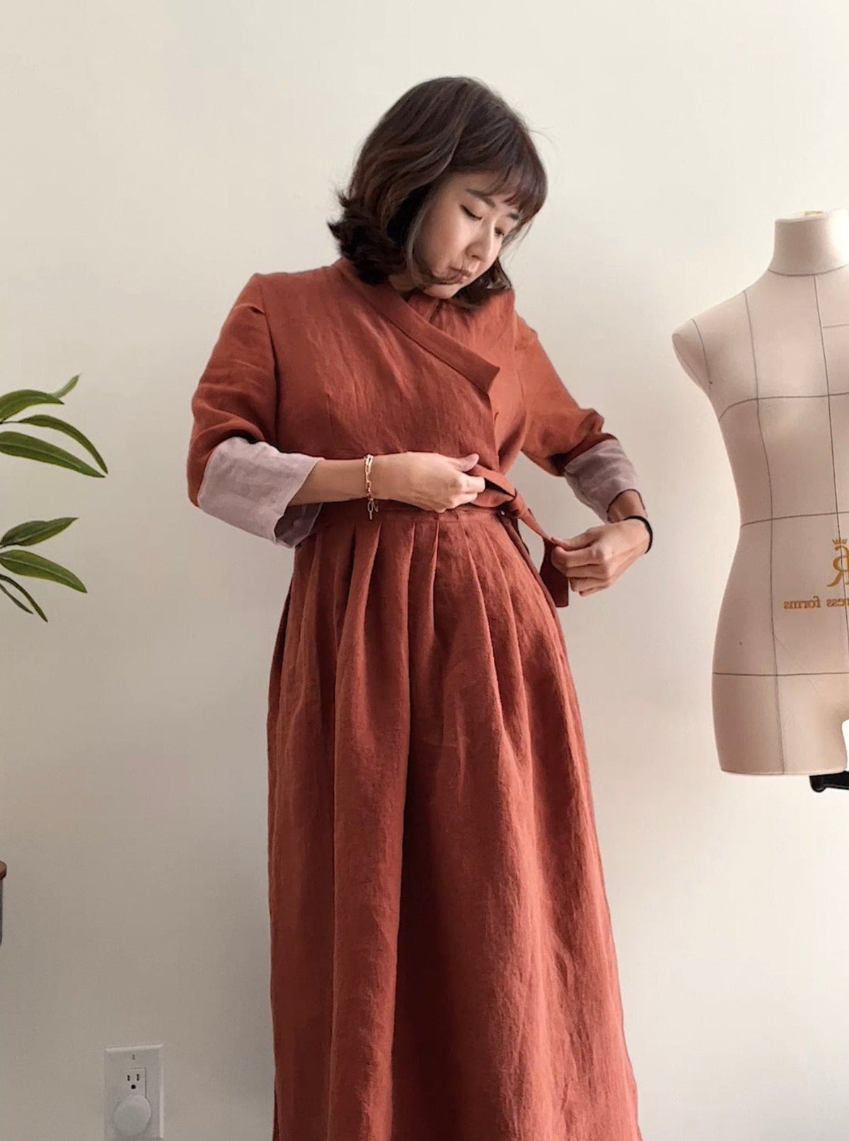 PDF Hanbok Wrap Dress Pattern - Sewing Therapy