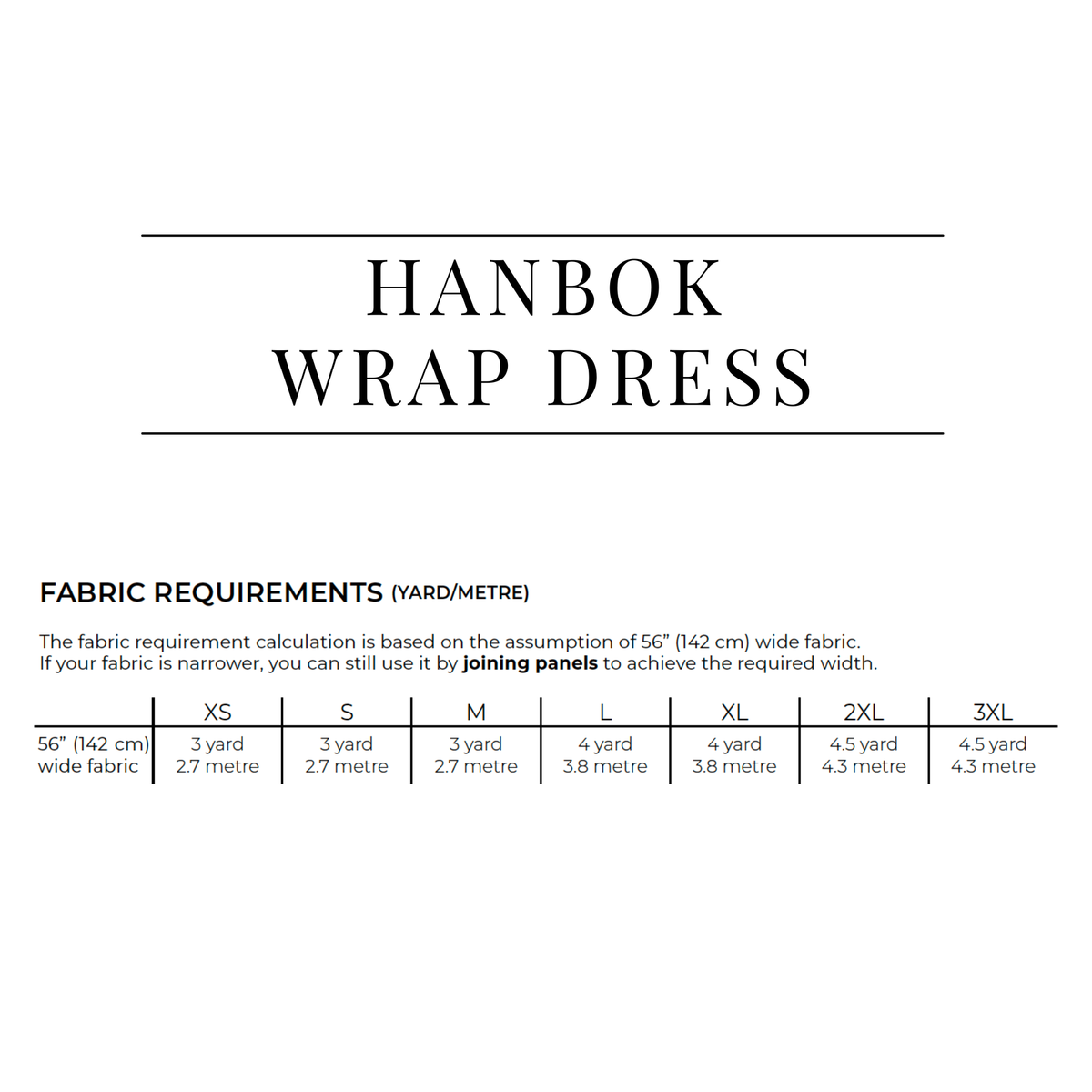 PDF Hanbok Wrap Dress Pattern - Sewing Therapy