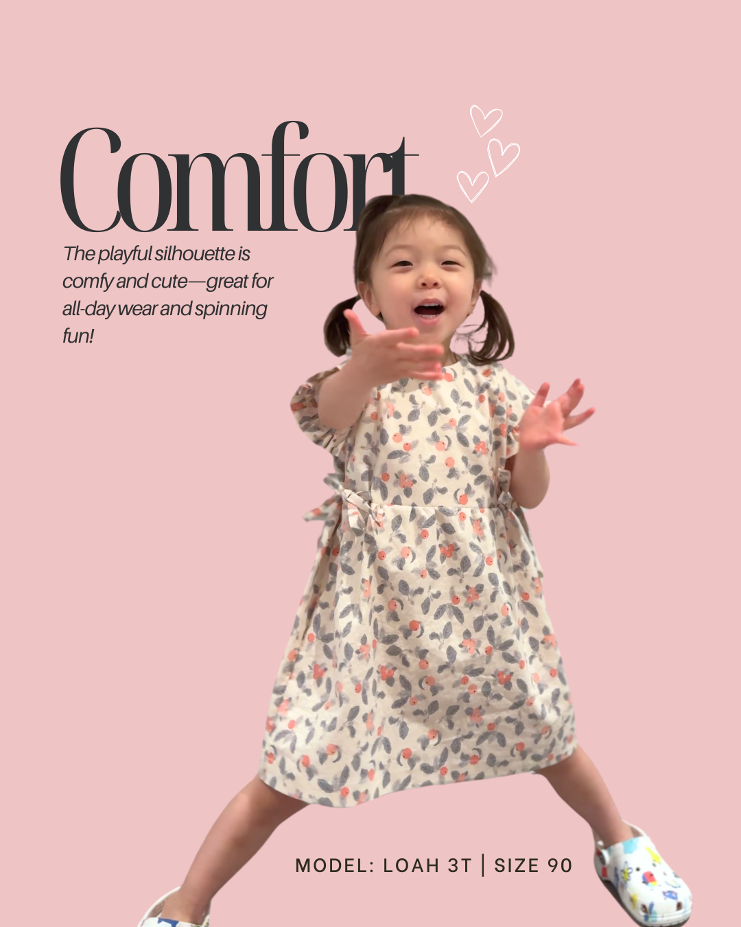 PDF Mini Tie Dress Pattern for Ages 1 – 12 (Sizes 80–150 cm) | Sewing Therapy