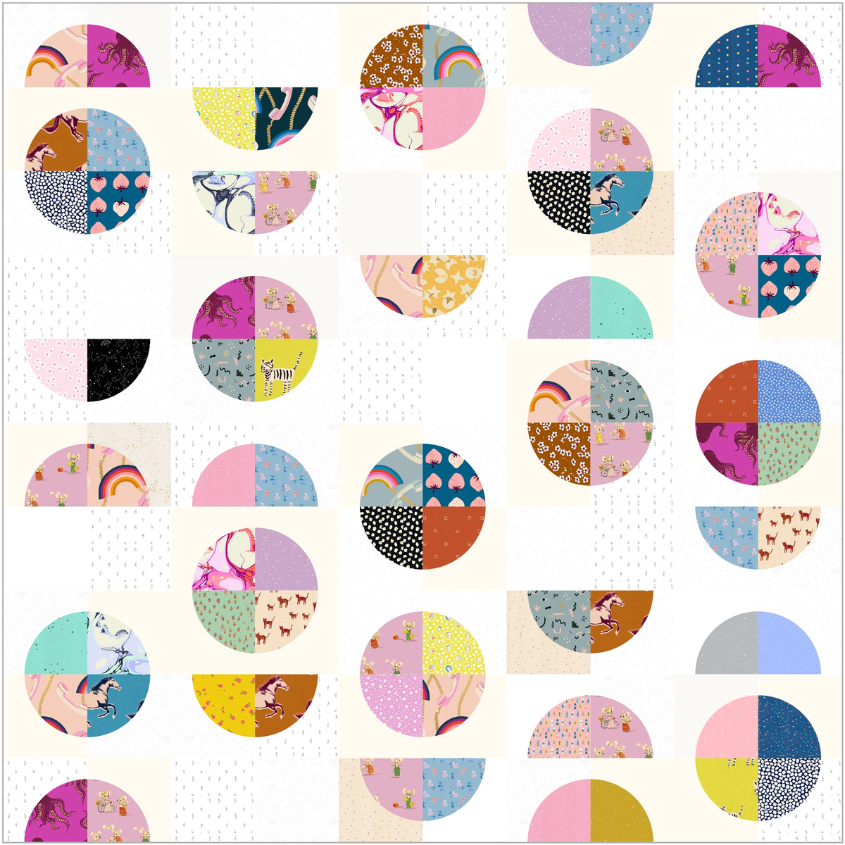 Spring Moon Quilt Pattern