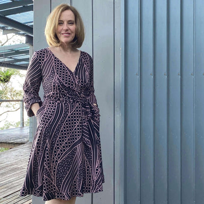 Wanda Wrap Dress Pattern Wardrobe By Me