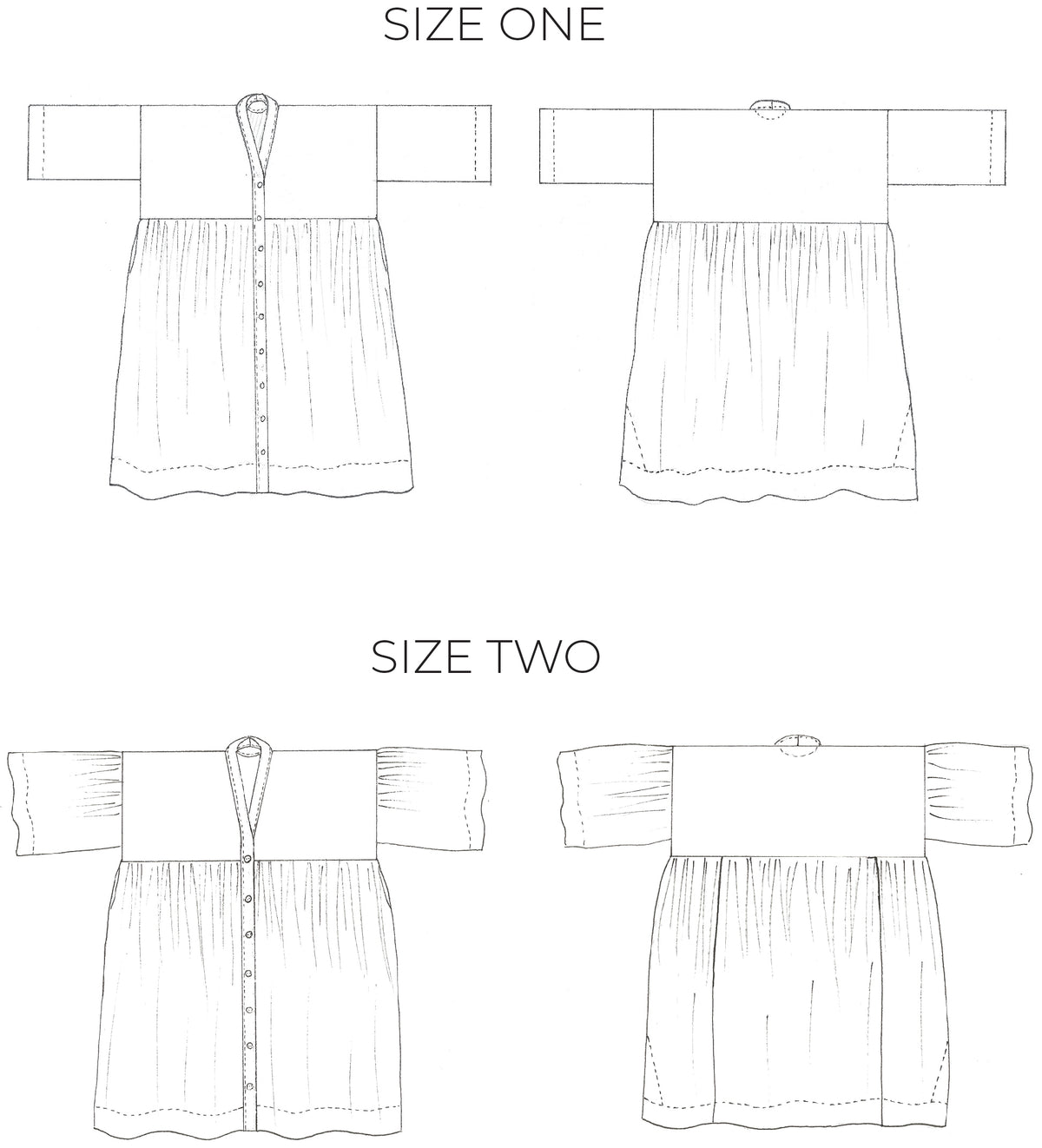 ZW Gather Dress - PDF Pattern
