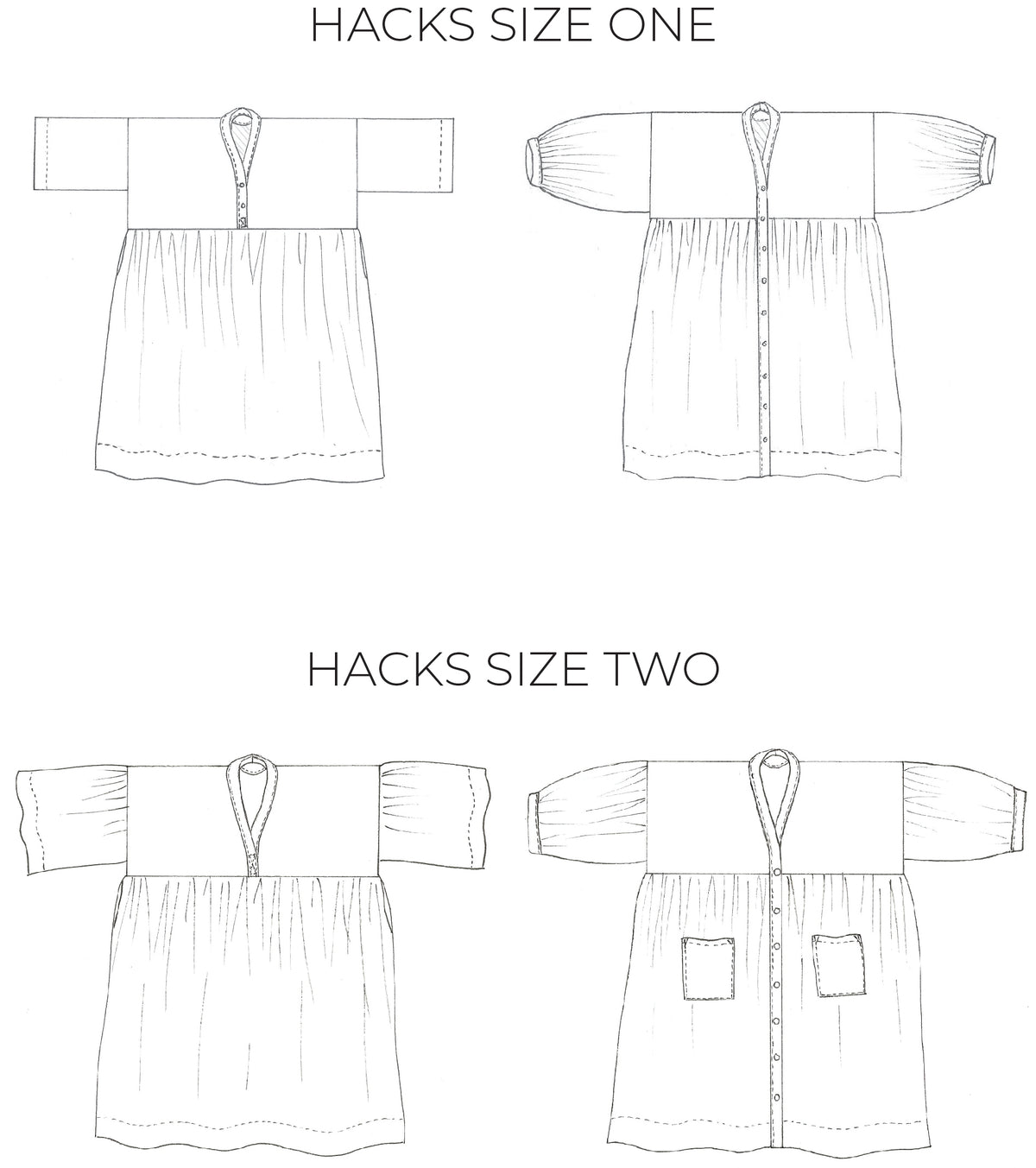 ZW Gather Dress - PDF Pattern